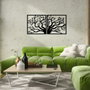 Wallity Tree Metal Decor Negro